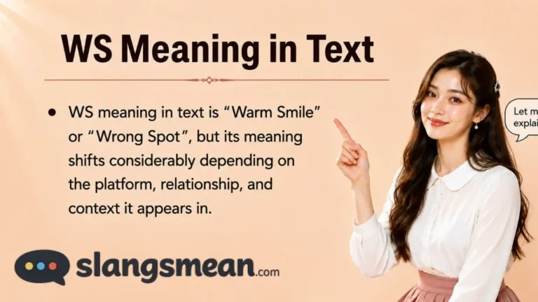 WS Meaning in Text