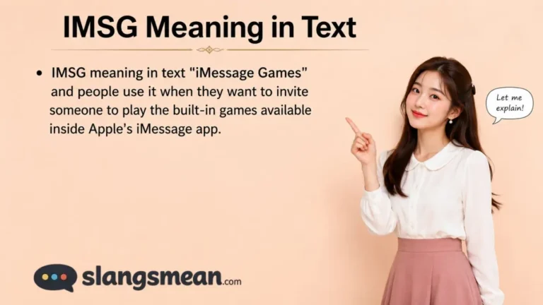 IMSG Meaning in Text