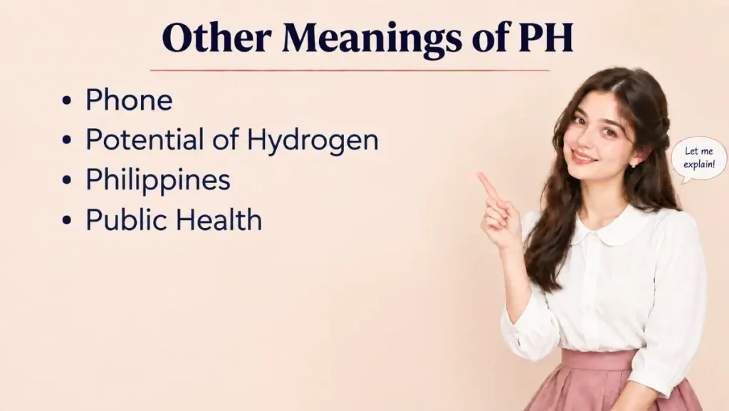 Other Meanings of PH