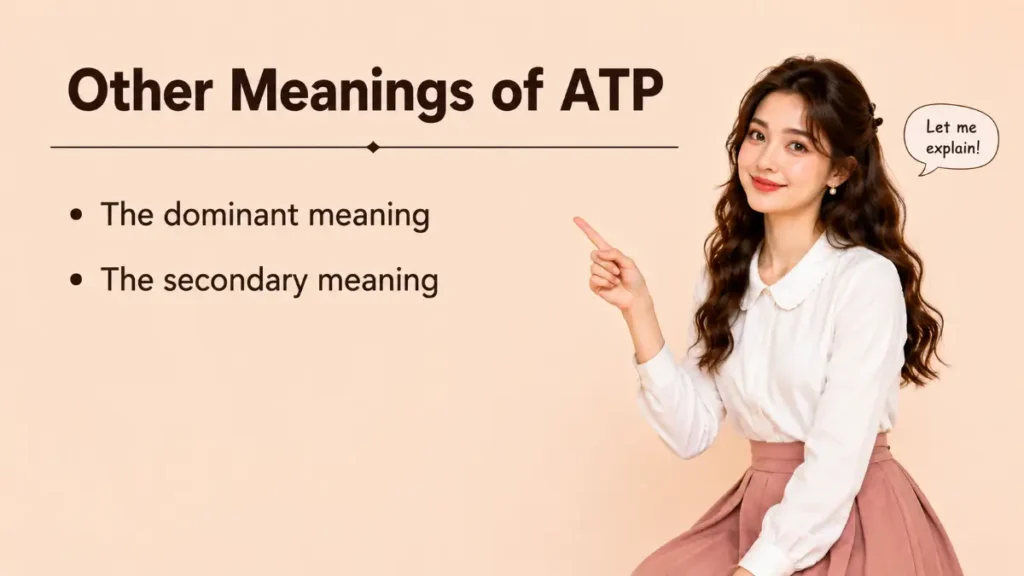 Other Meanings of ATP