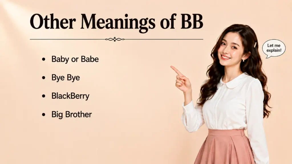 Other Meanings of BB