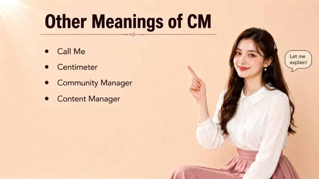 Other Meanings of CM