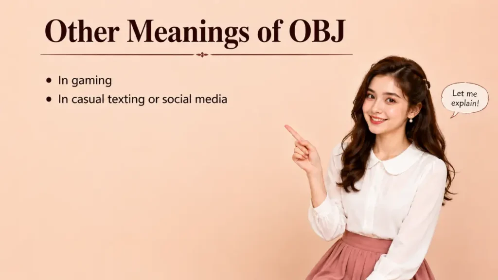 Other Meanings of OBJ