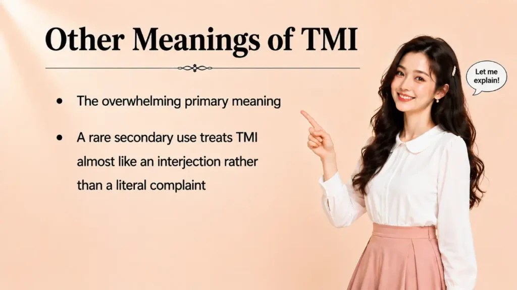 Other Meanings of TMI