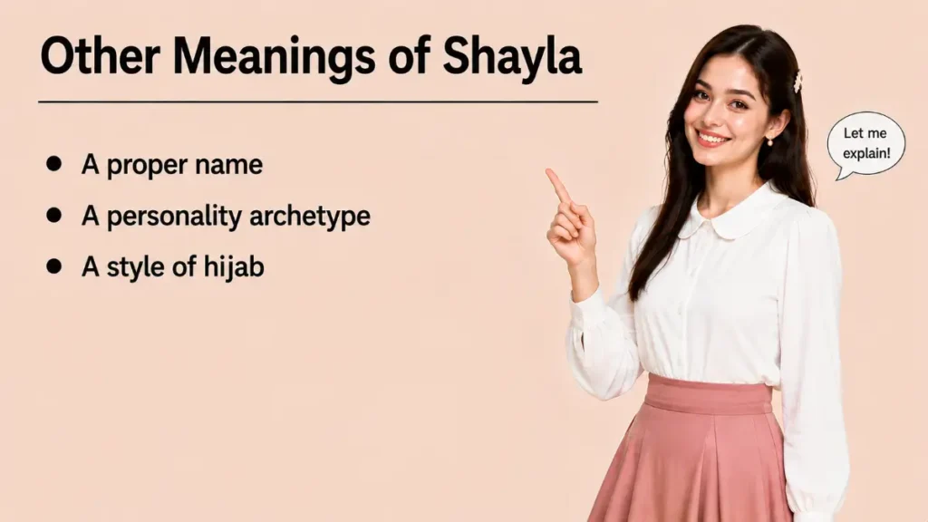 Other Meanings of Shayla