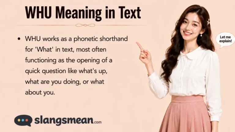 WHU Meaning in Text