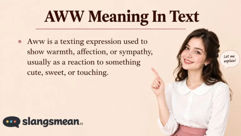 Aww Meaning In Text