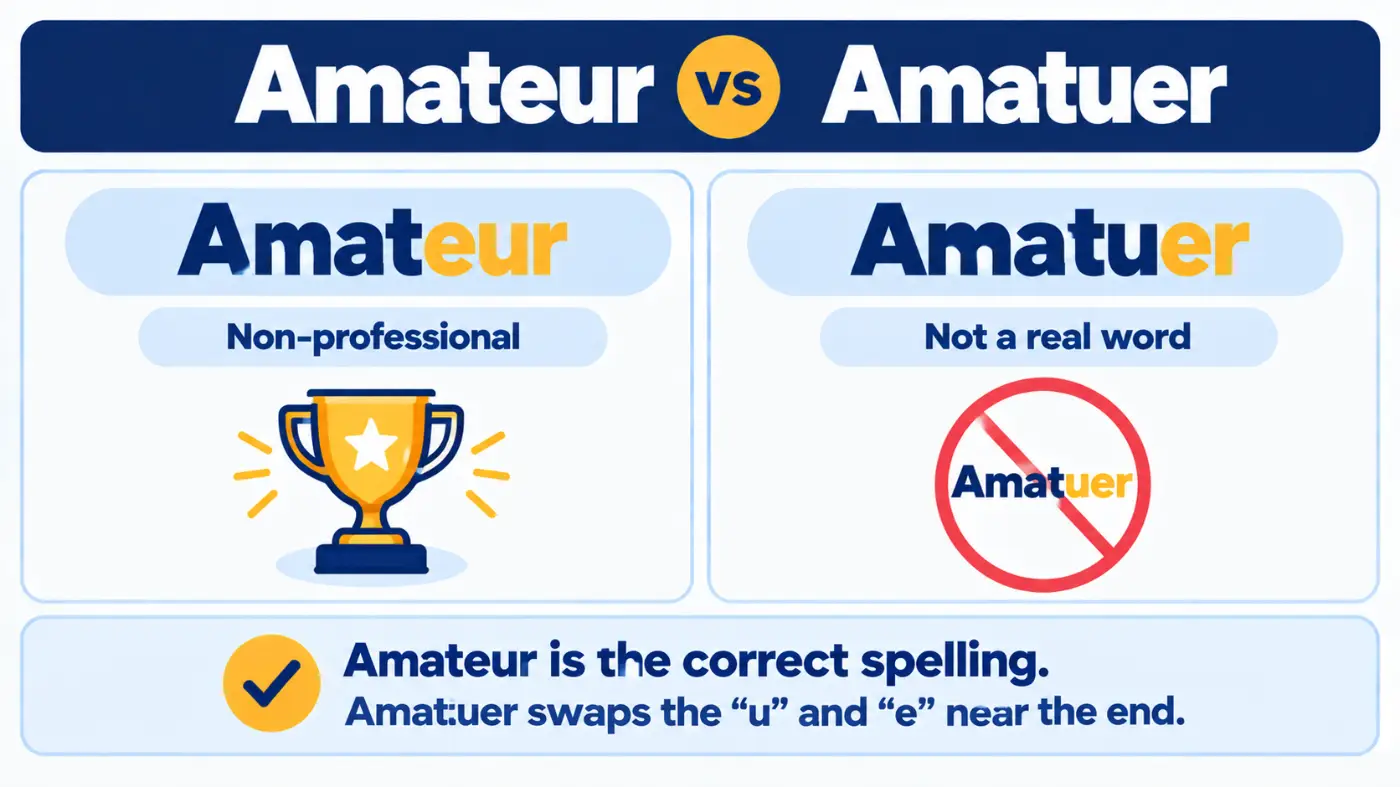 Amateur vs Amatuer
