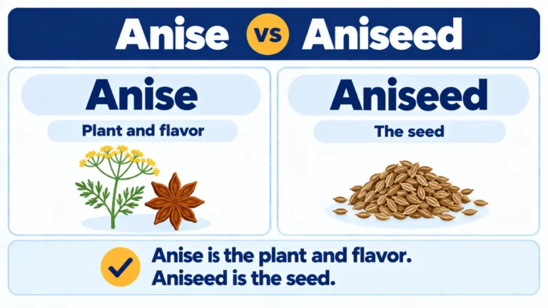 Anise vs Aniseed