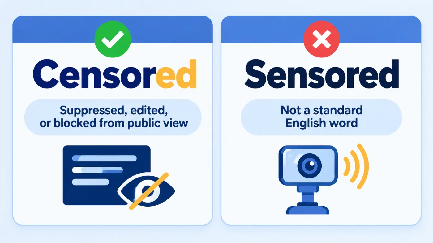 Censored vs Sensored