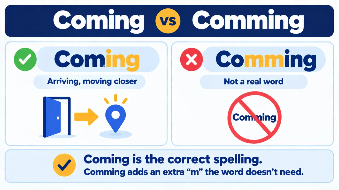 Coming vs Comming