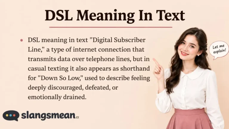 DSL Meaning In Text