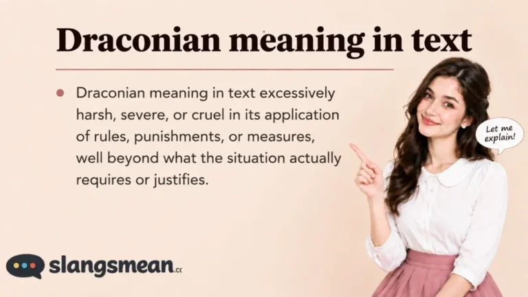 Draconian Meaning In Text