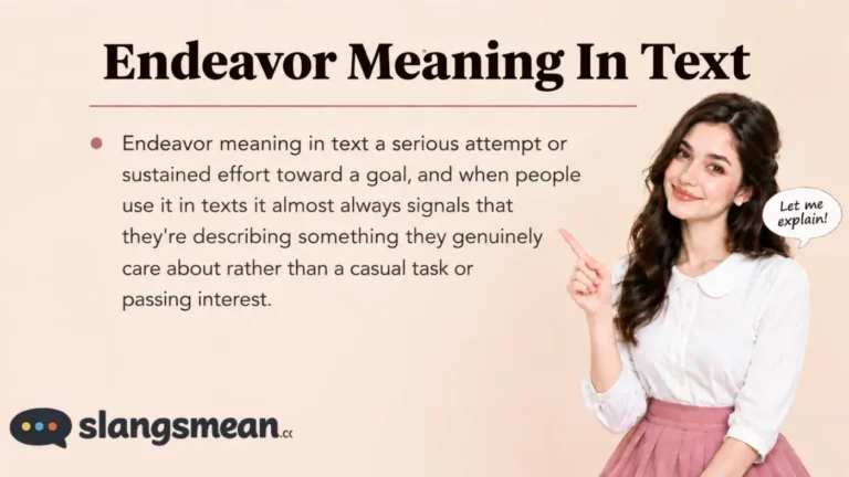 Endeavor Meaning In Text