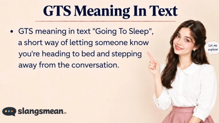 GTS Meaning In Text