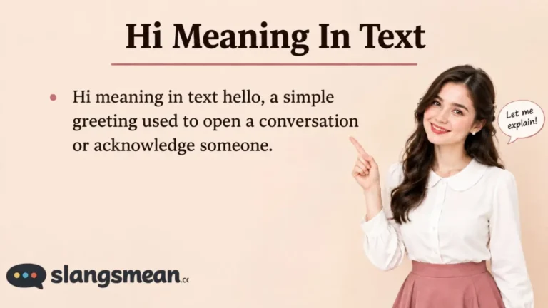 Hi Meaning In Text