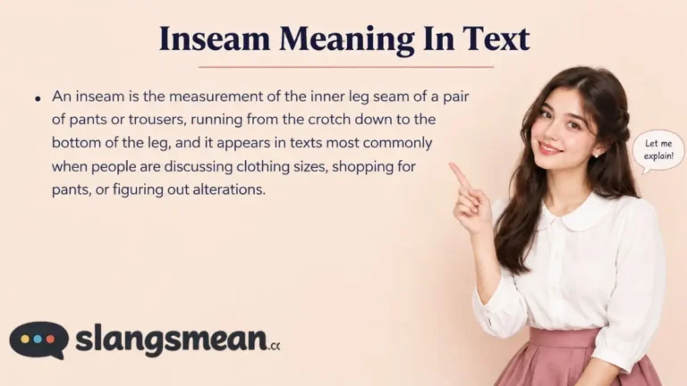 Inseam Meaning In Text