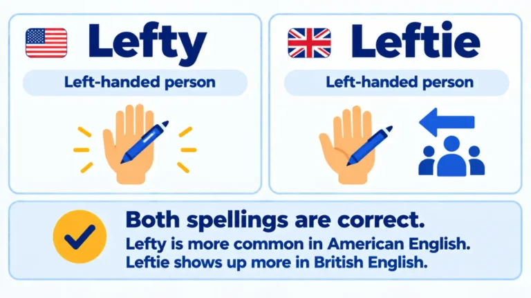 Lefty vs Leftie