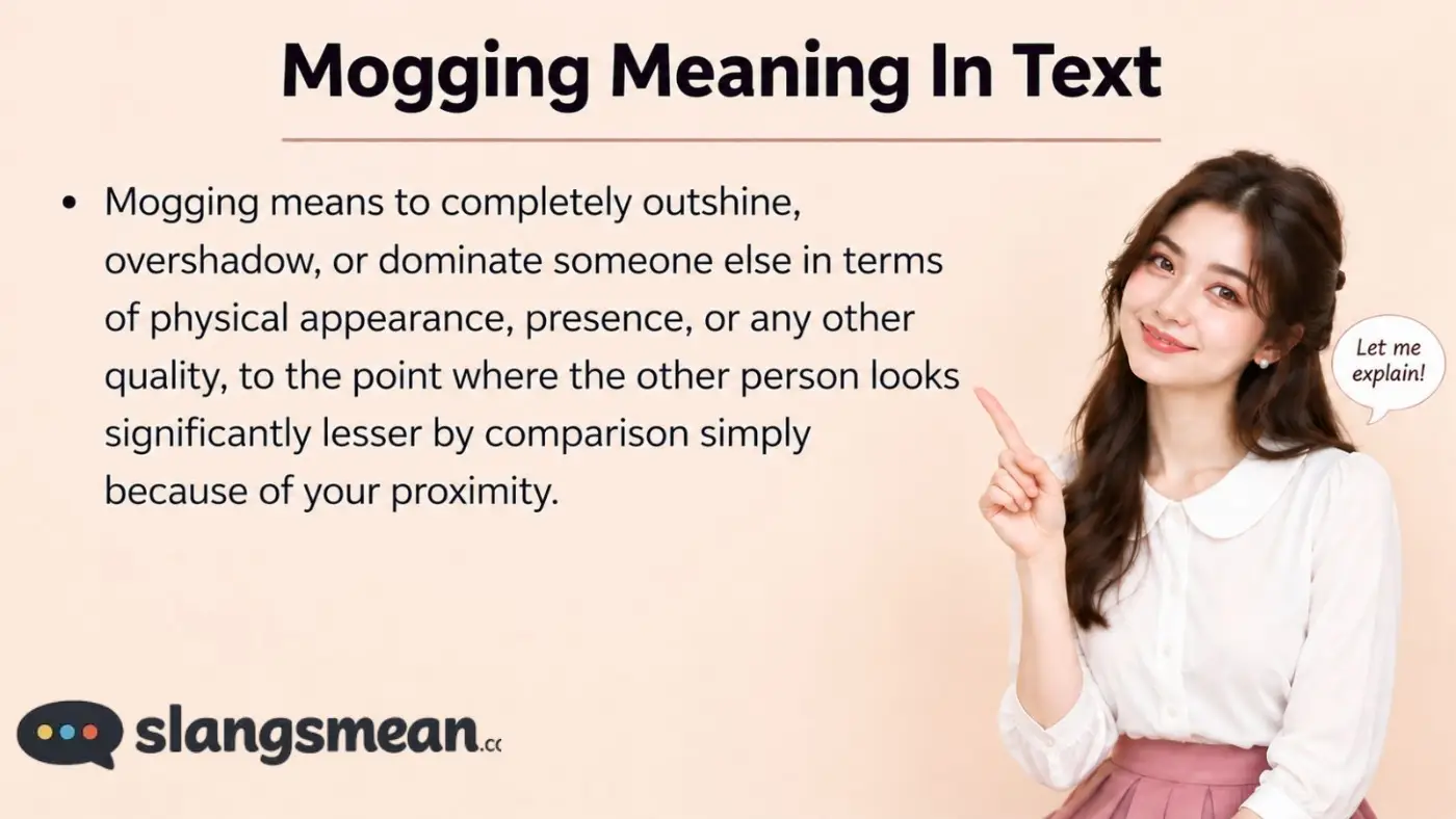 Mogging Meaning In Text