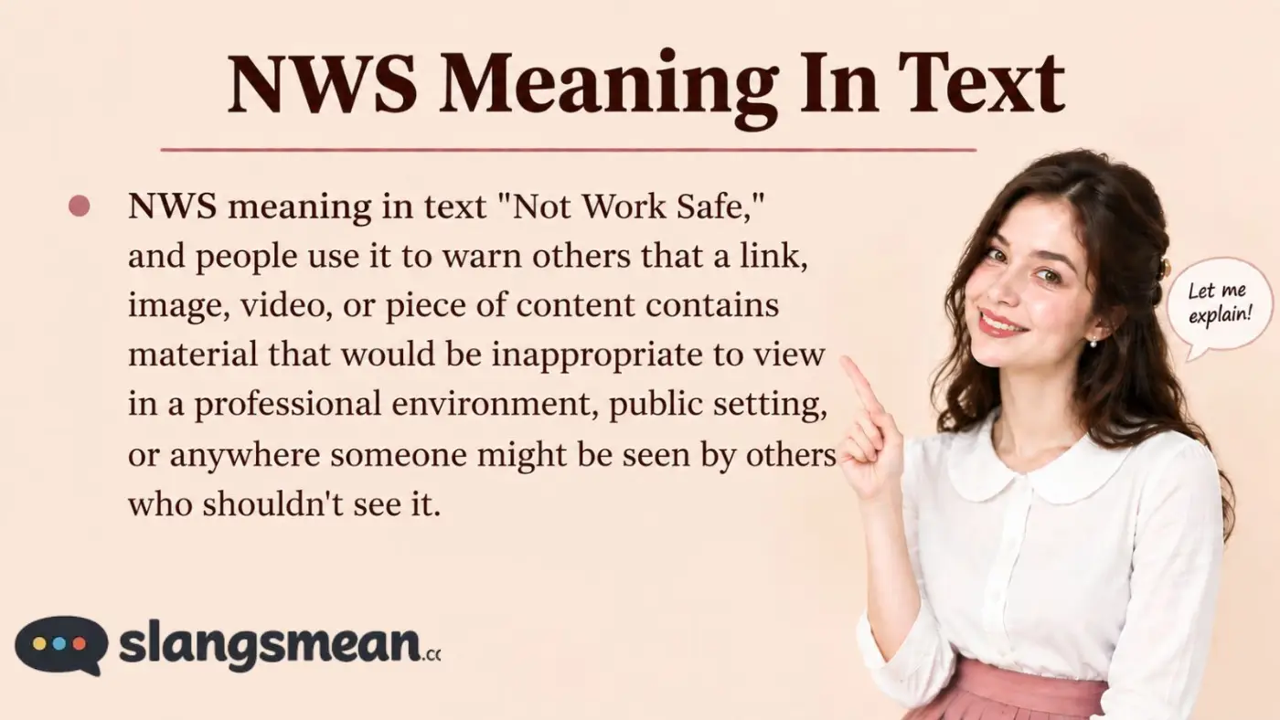 NWS Meaning In Text