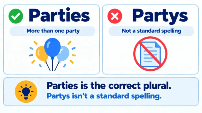 Parties vs Partys