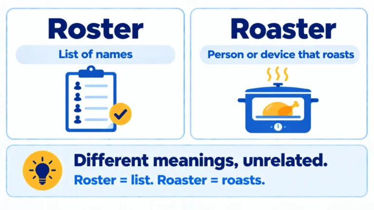 Roster vs Roaster