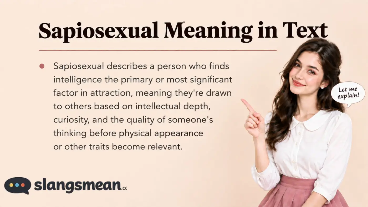 Sapiosexual Meaning In Text