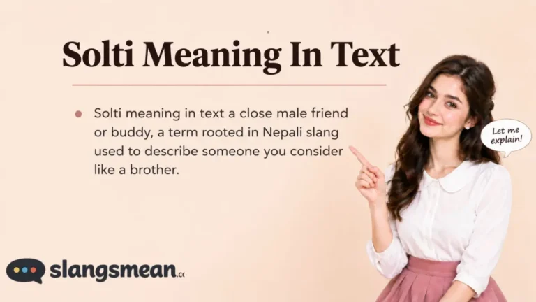 Solti Meaning In Text