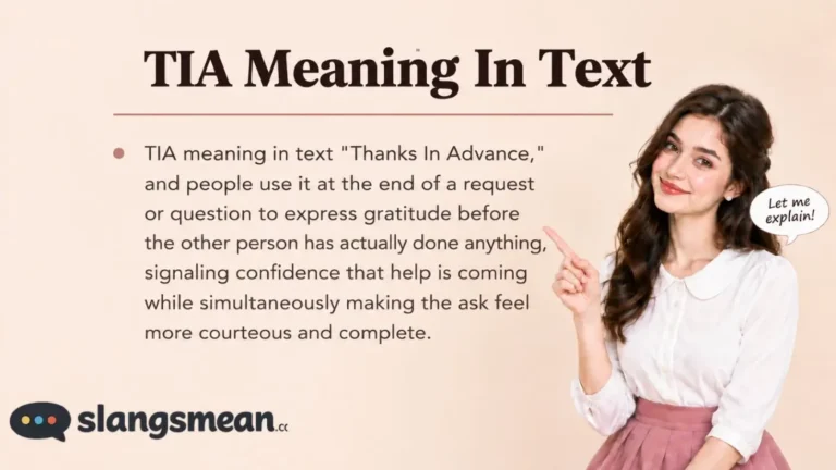 TIA Meaning In Text