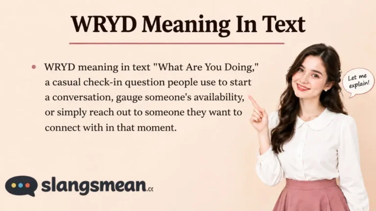 WRYD Meaning In Text