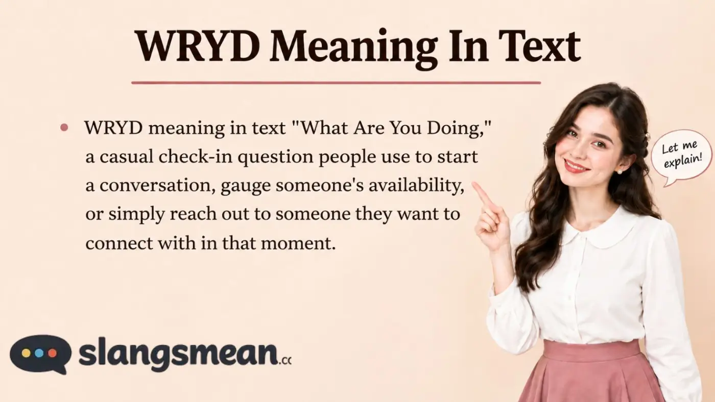 WRYD Meaning In Text