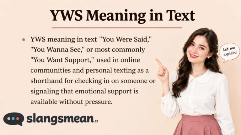 YWS Meaning in Text: