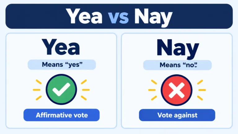 Yea vs Nay