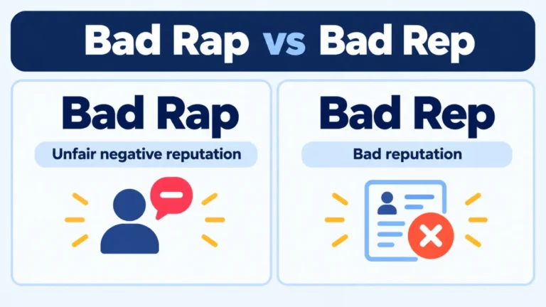 Bad Rap vs Bad Rep