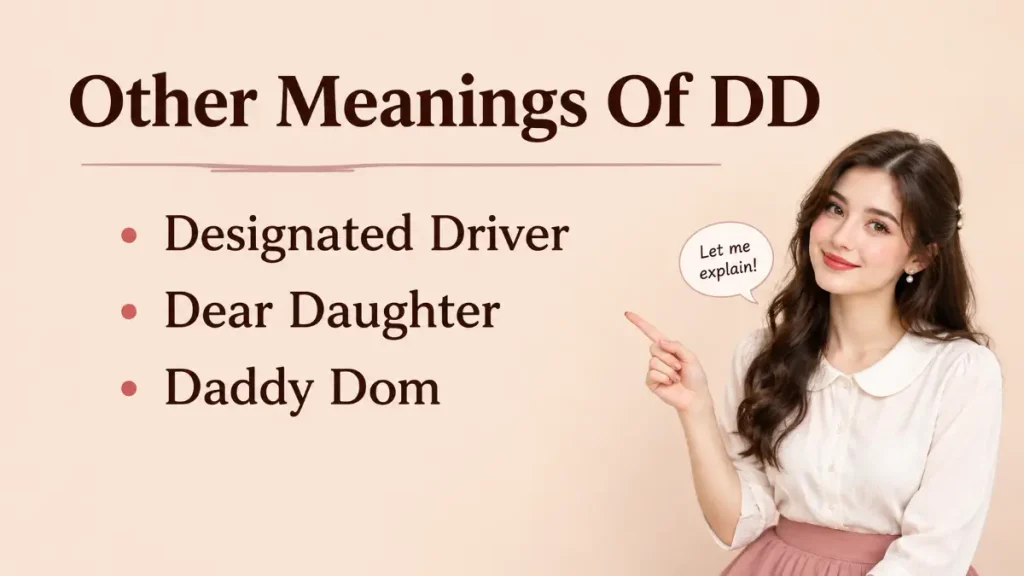 Other Meanings Of DD