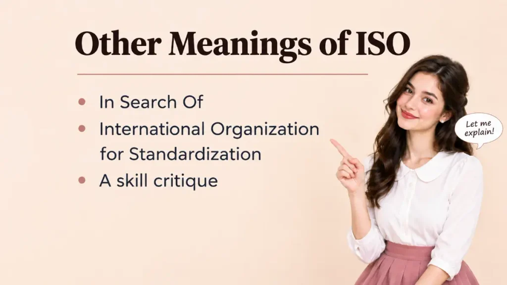Other Meanings of ISO