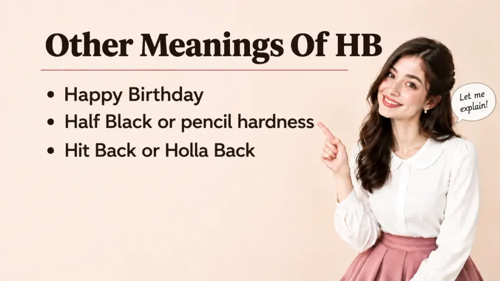 Other Meanings Of HB