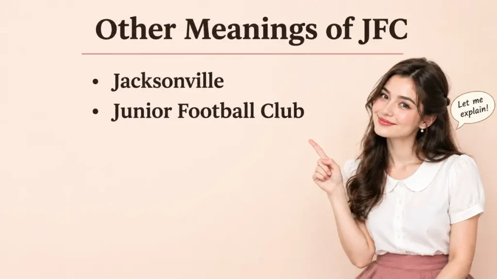 Other Meanings of JFC