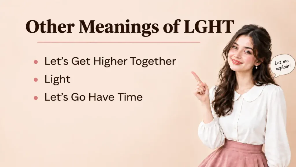 Other Meanings of LGHT