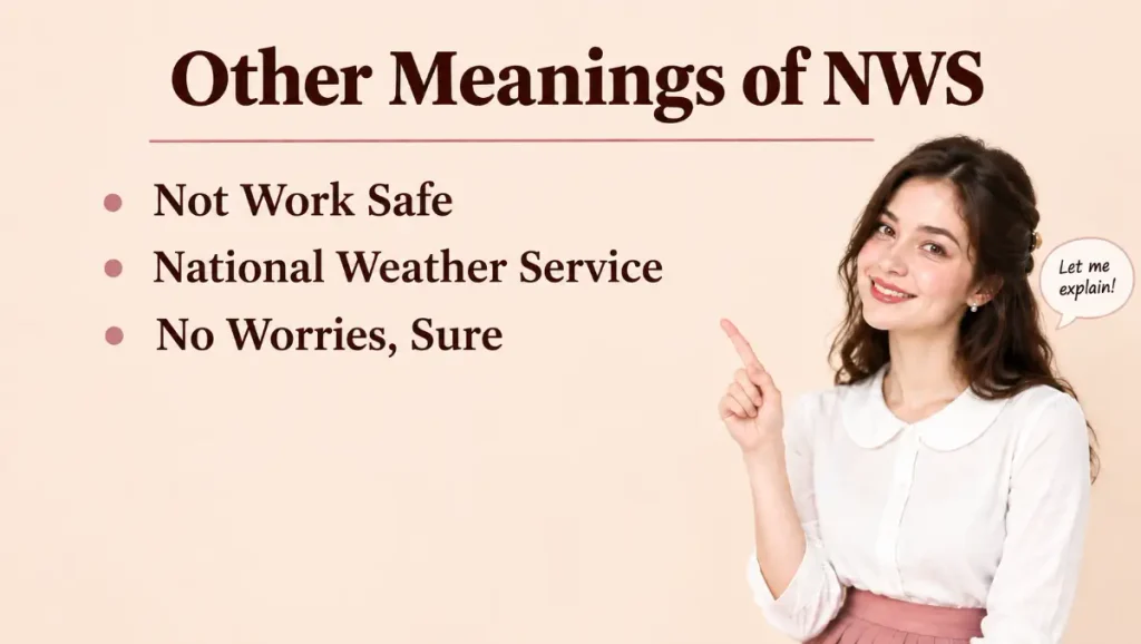 Other Meanings of NWS