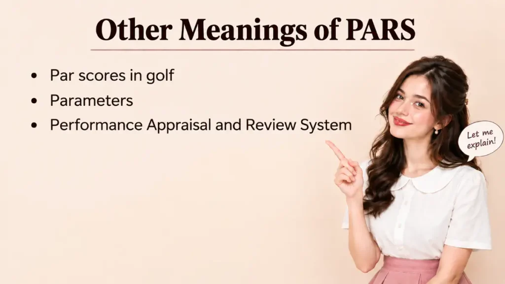 Other Meanings of PARS
