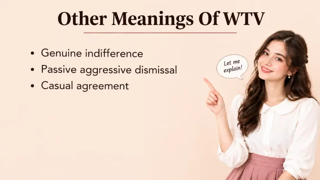 Other Meanings Of WTV