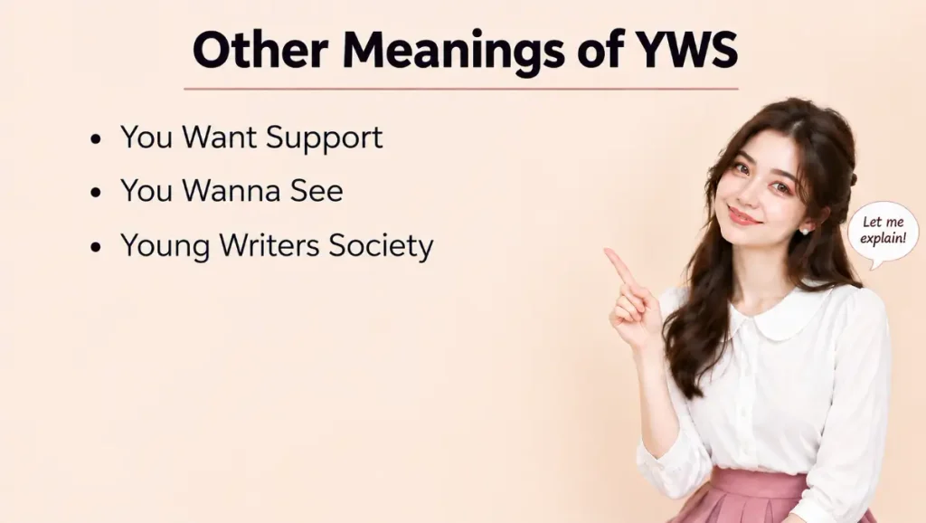 Other Meanings of YWS