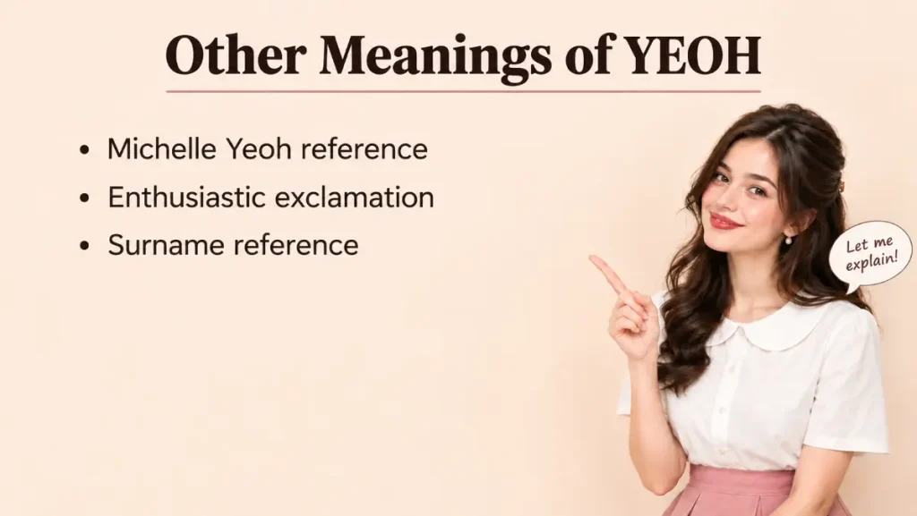 Other Meanings of YEOH