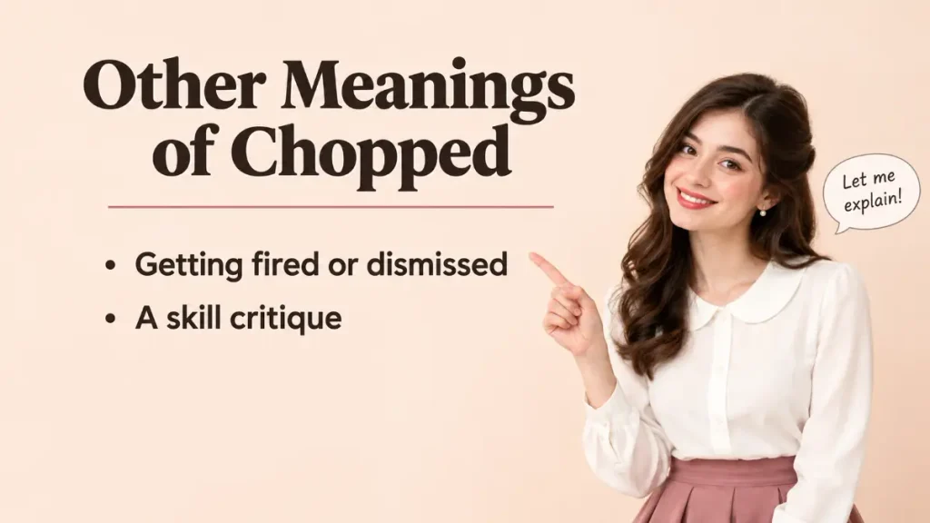 Other Meanings of Chopped