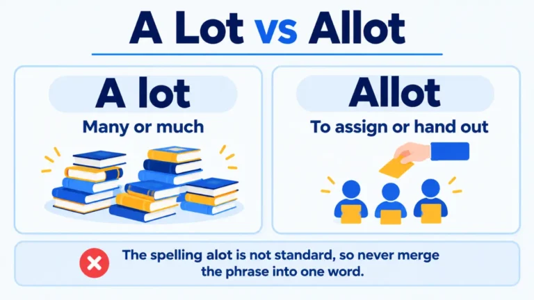 A Lot vs Allot