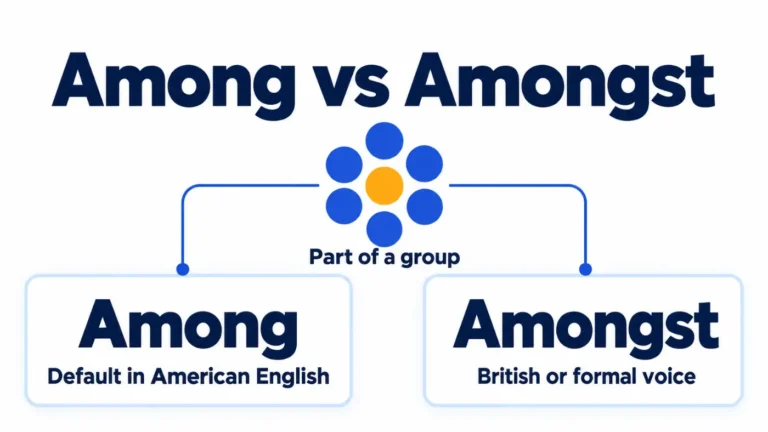 Among vs Amongst