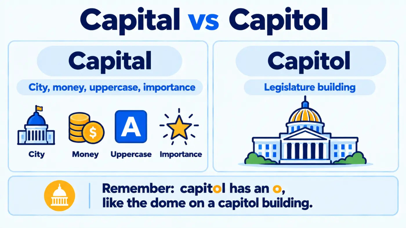 Capital vs Capitol