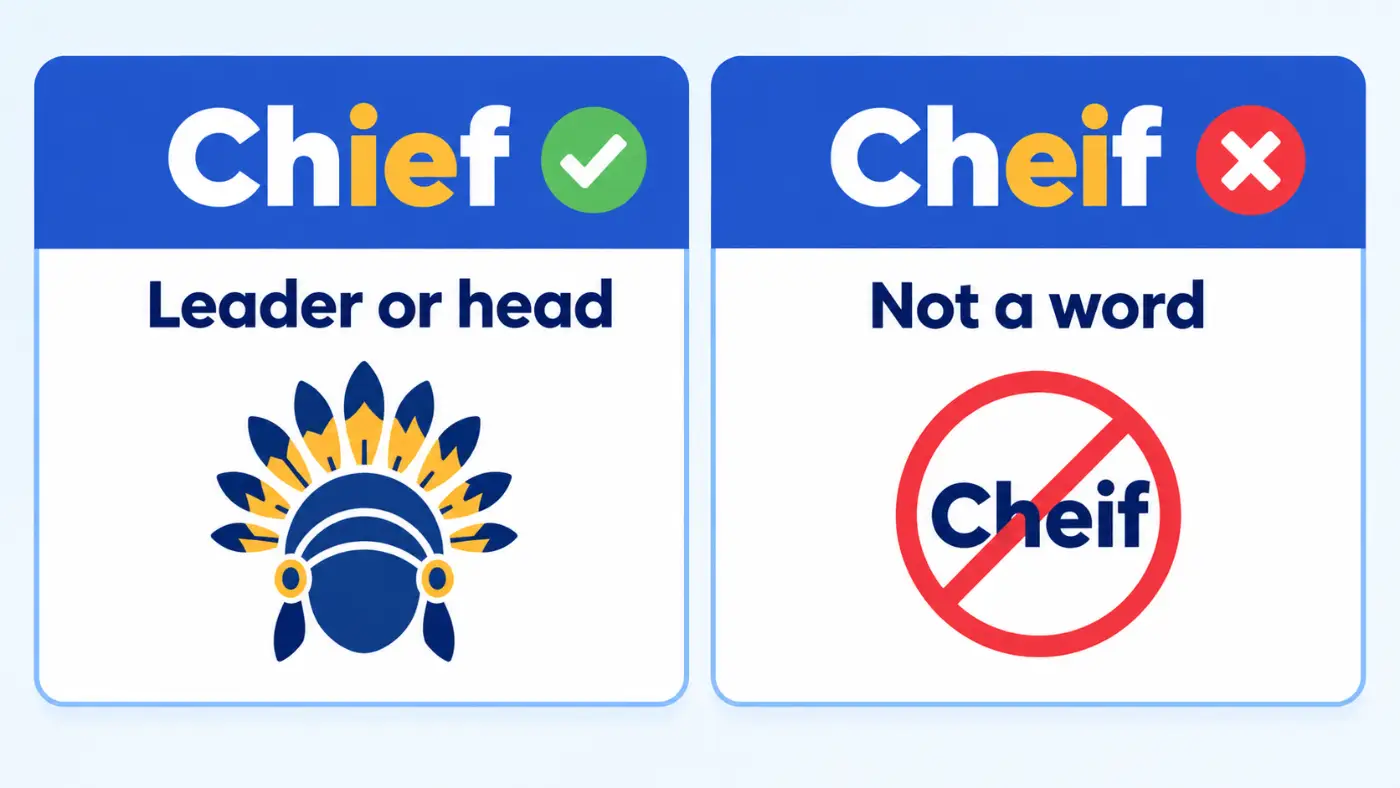 Chief vs Cheif