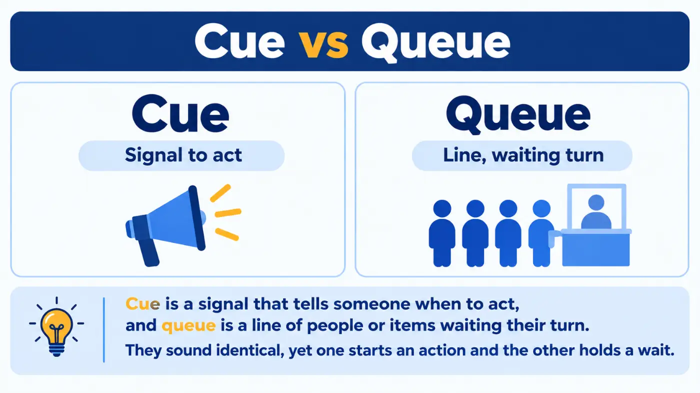Cue vs Queue